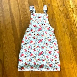 1st Kiss Girls Floral Overall Dress